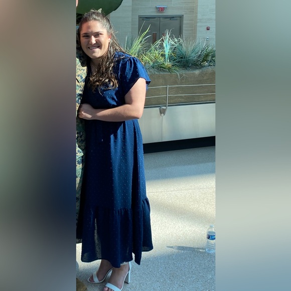 Navy Blue Dress - Picture 3 of 3